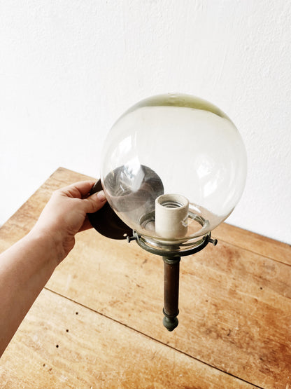 Vintage Blown Glass Sconce