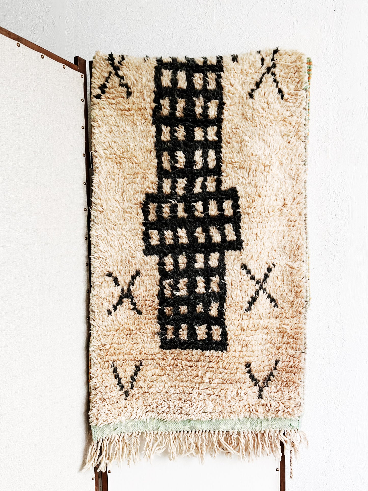 Long Vintage Moroccan Wool Runner