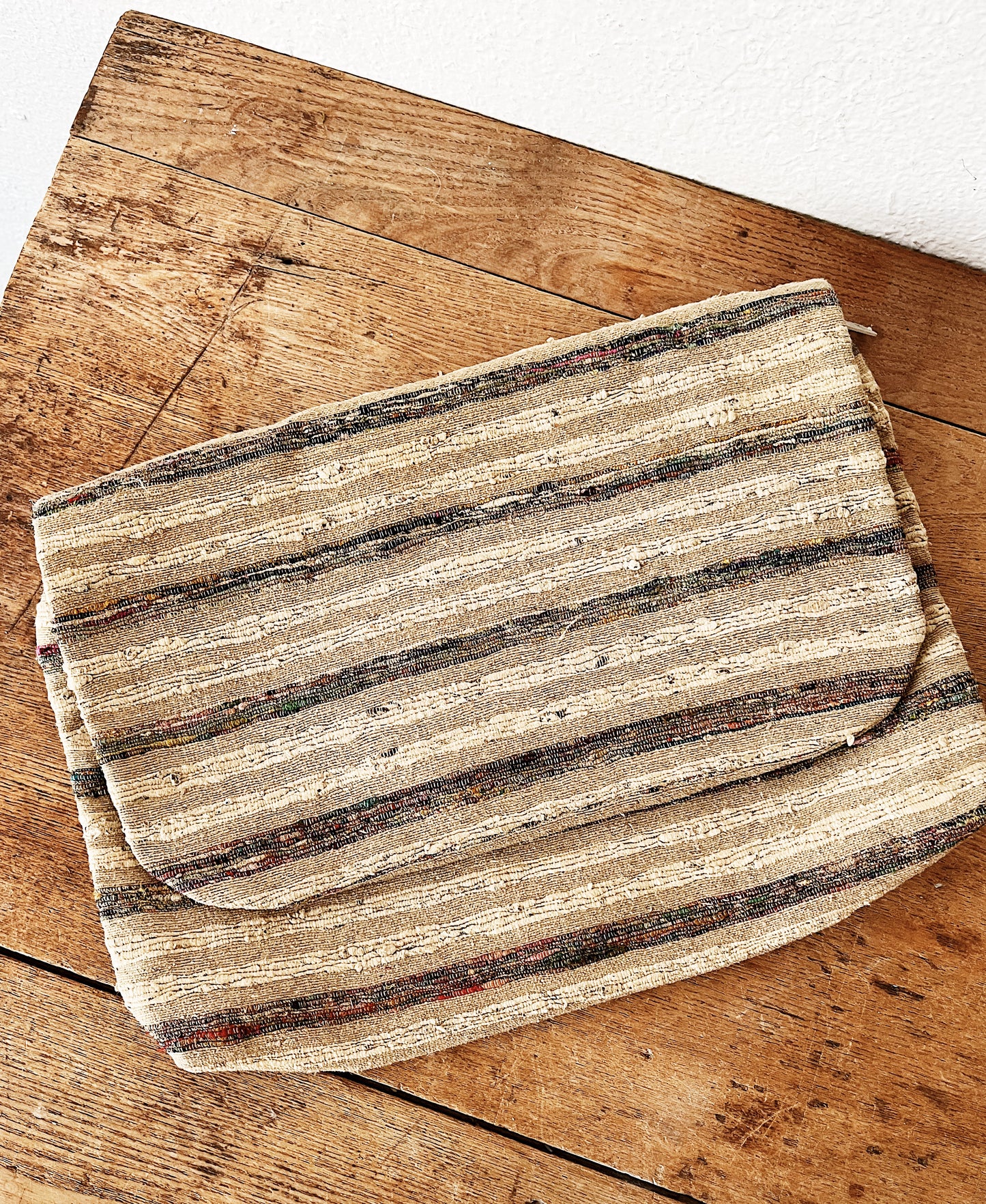 Vintage Woven Envelope Clutch