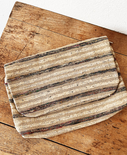 Vintage Woven Envelope Clutch