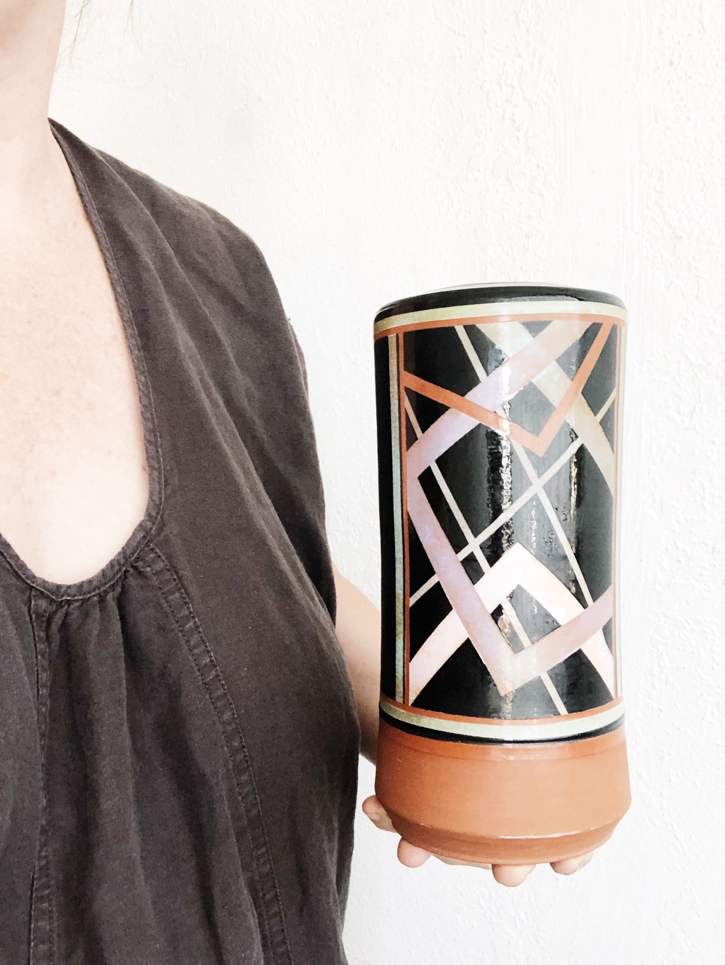 Graphic Handmade Vase