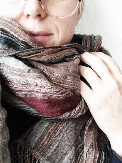 Oversized Gauzey Wool Scarf