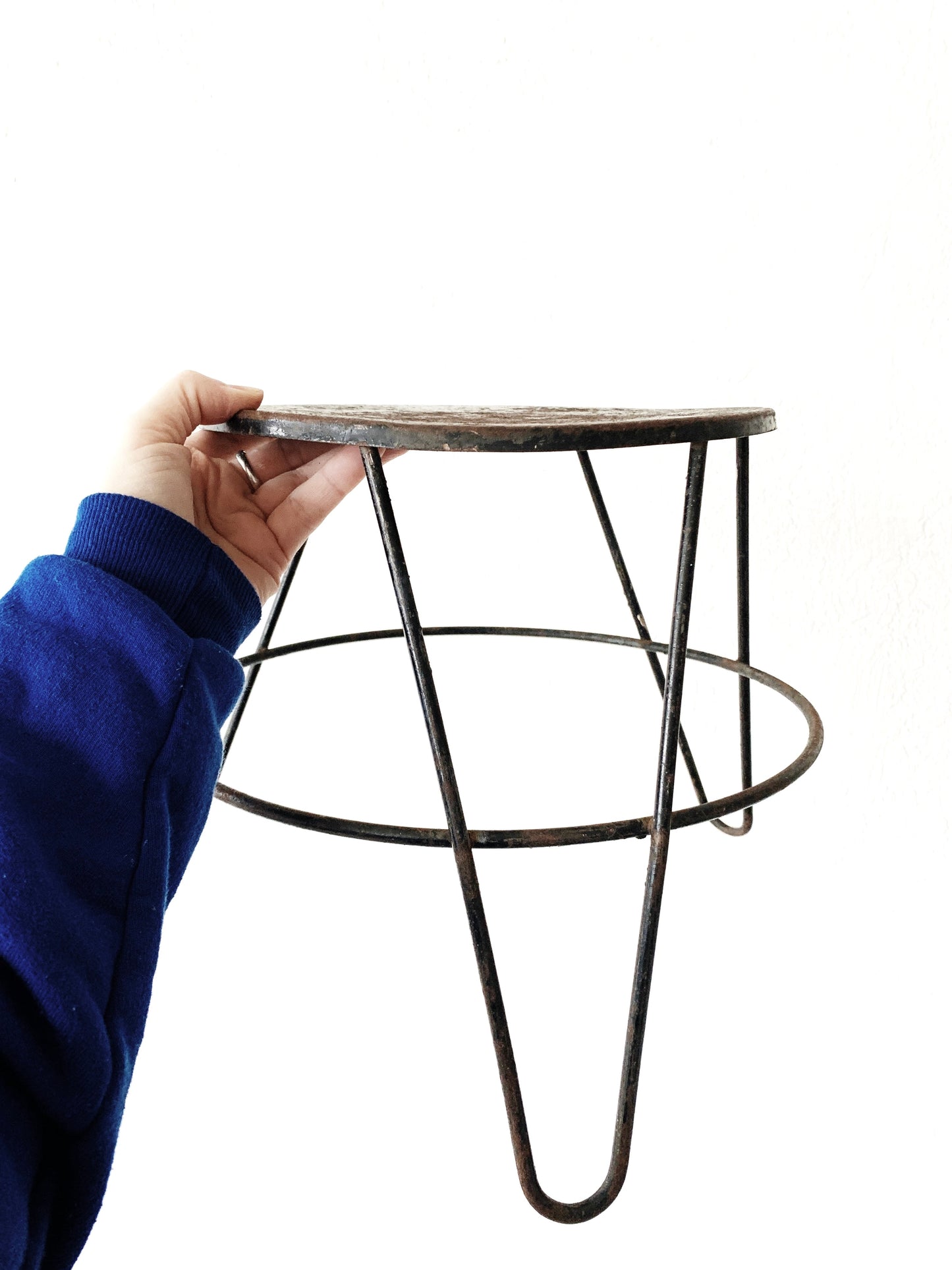 Mid Century Stool / Plant Stand