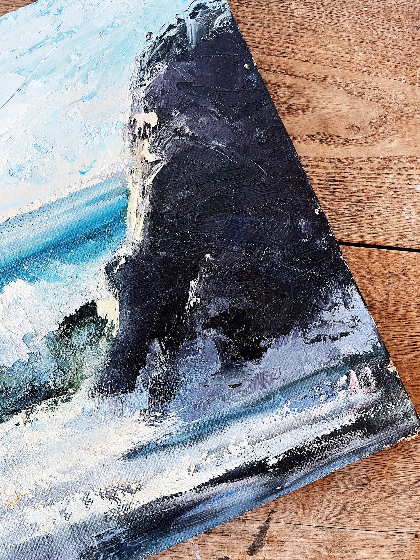 Vintage Seascape Painting