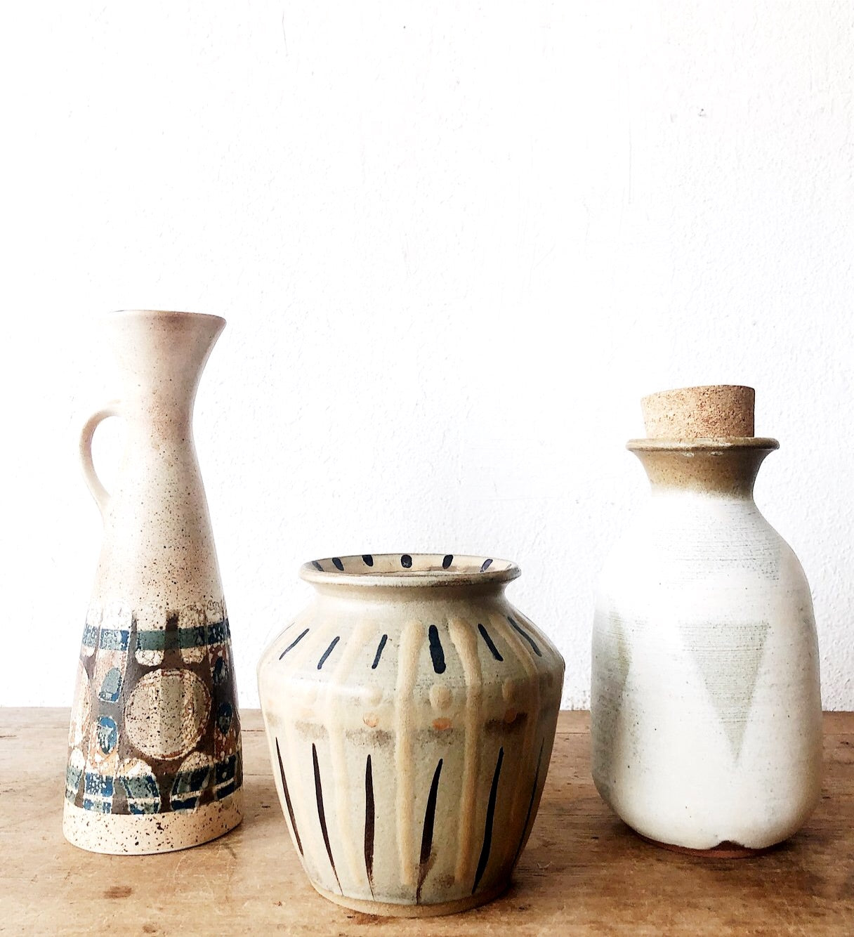 Vintage Handmade Pottery Vessel