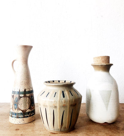 Vintage Handmade Pottery Vessel