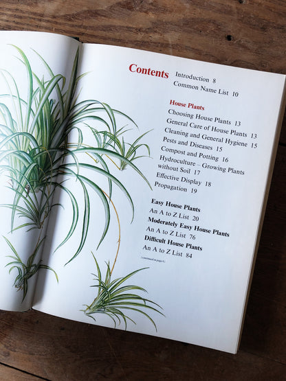 Vintage Houseplant and Cacti Book