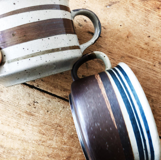 Vintage Japanese Soup Mugs