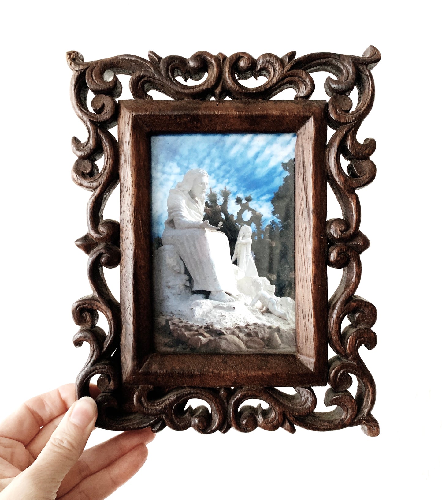 Vintage Carved Wood Frame