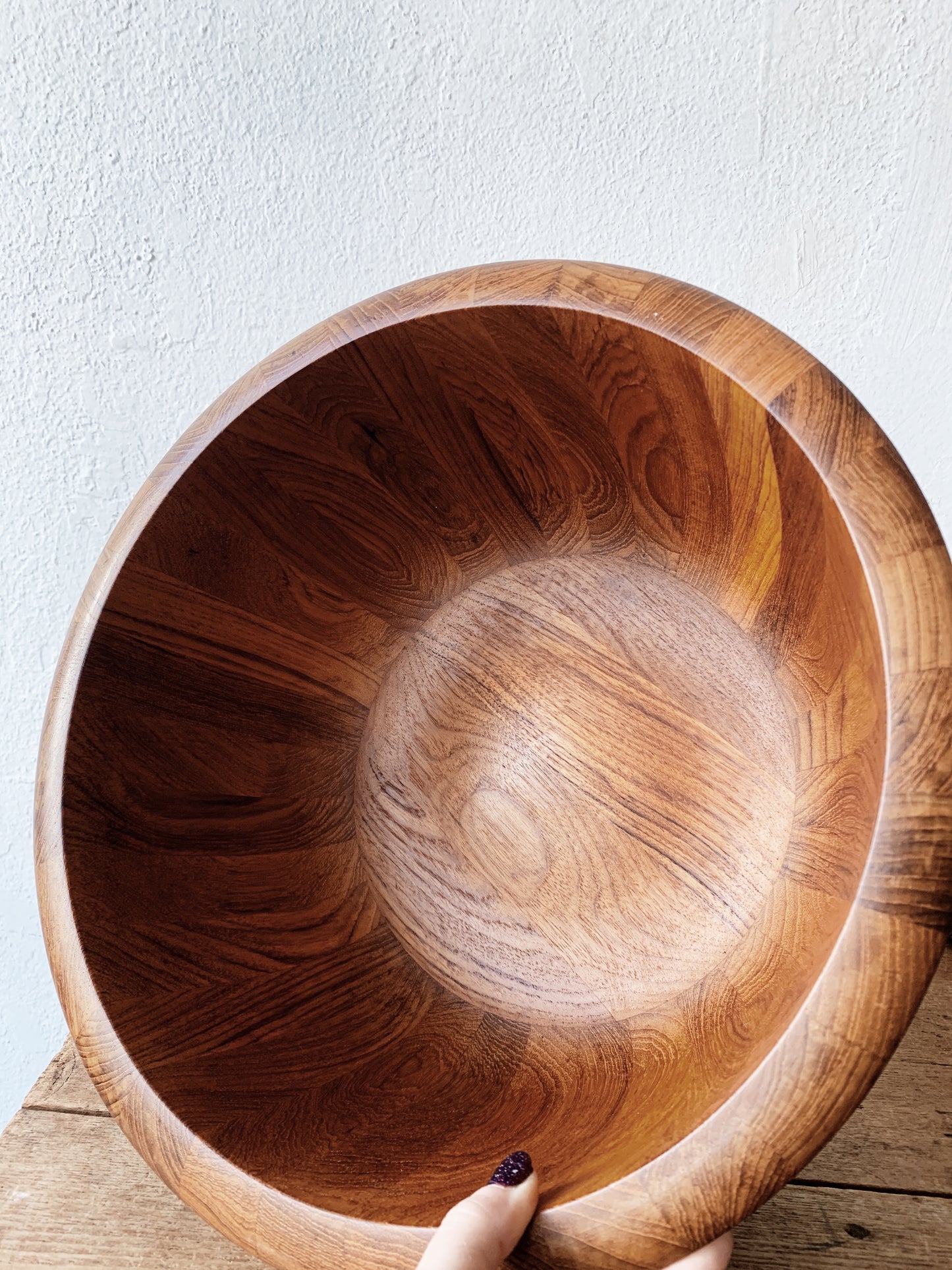 Dansk Mid  Century XL Wood Bowl