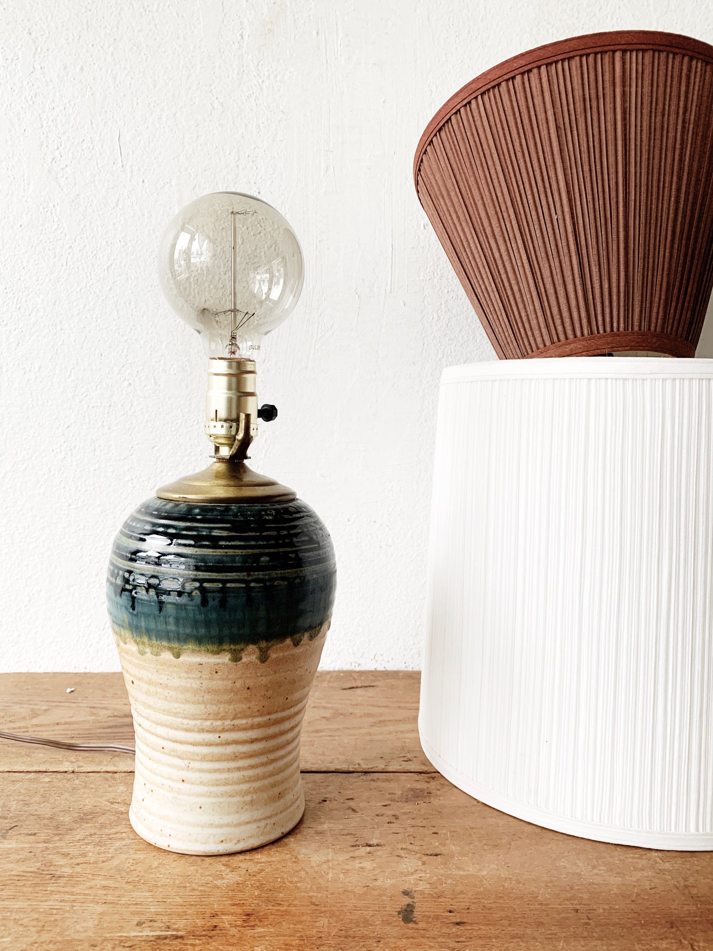 Vintage Pottery Lamp