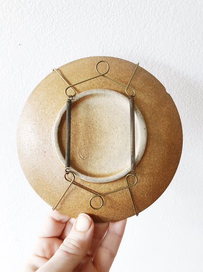 Petite Vintage Ceramic Harvest Moon Plate