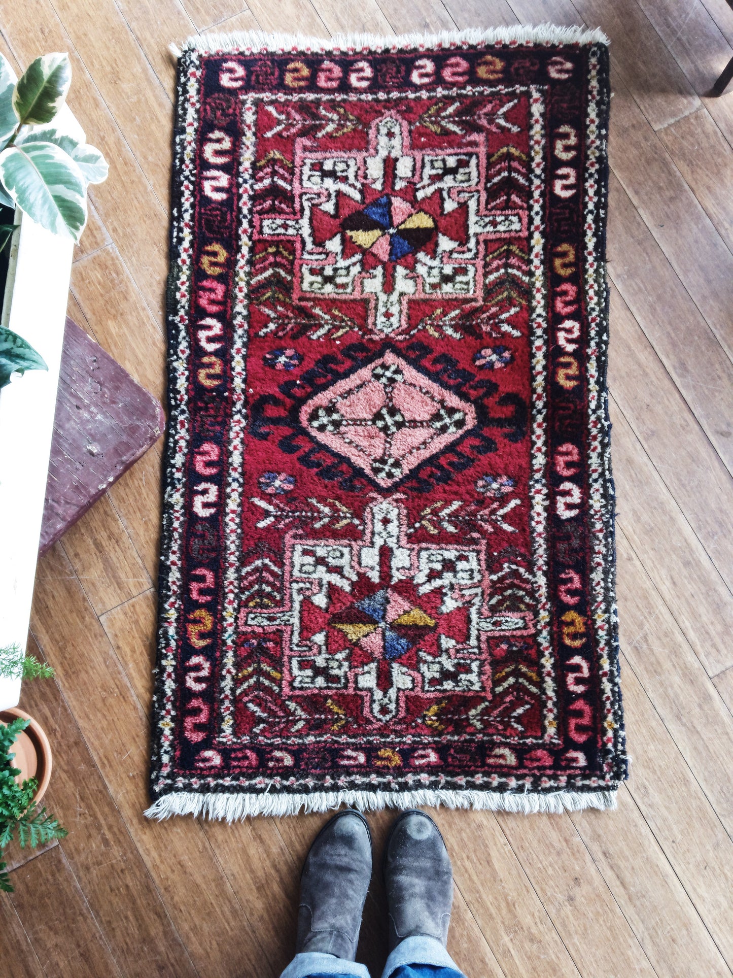 Antique Plush Wool Rug