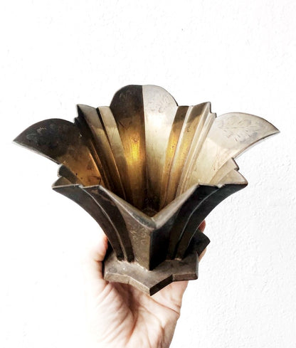 Vintage Solid Brass Urn