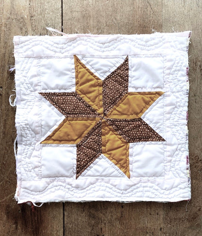 Vintage Cotton Quilt Square