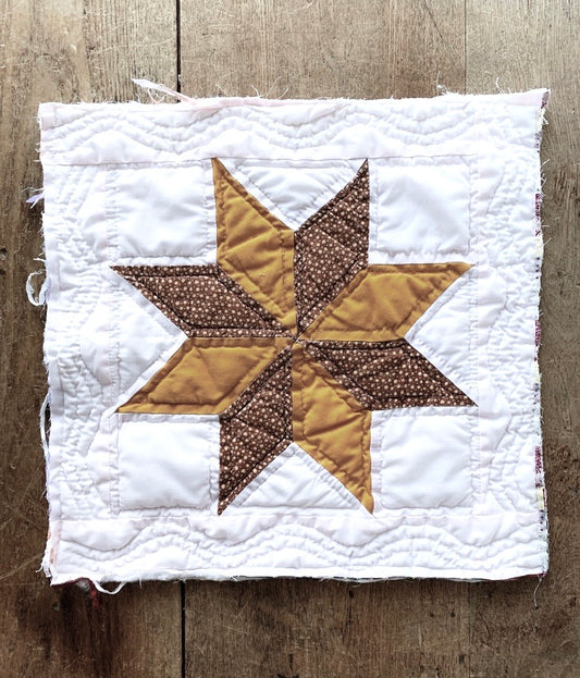Vintage Cotton Quilt Square
