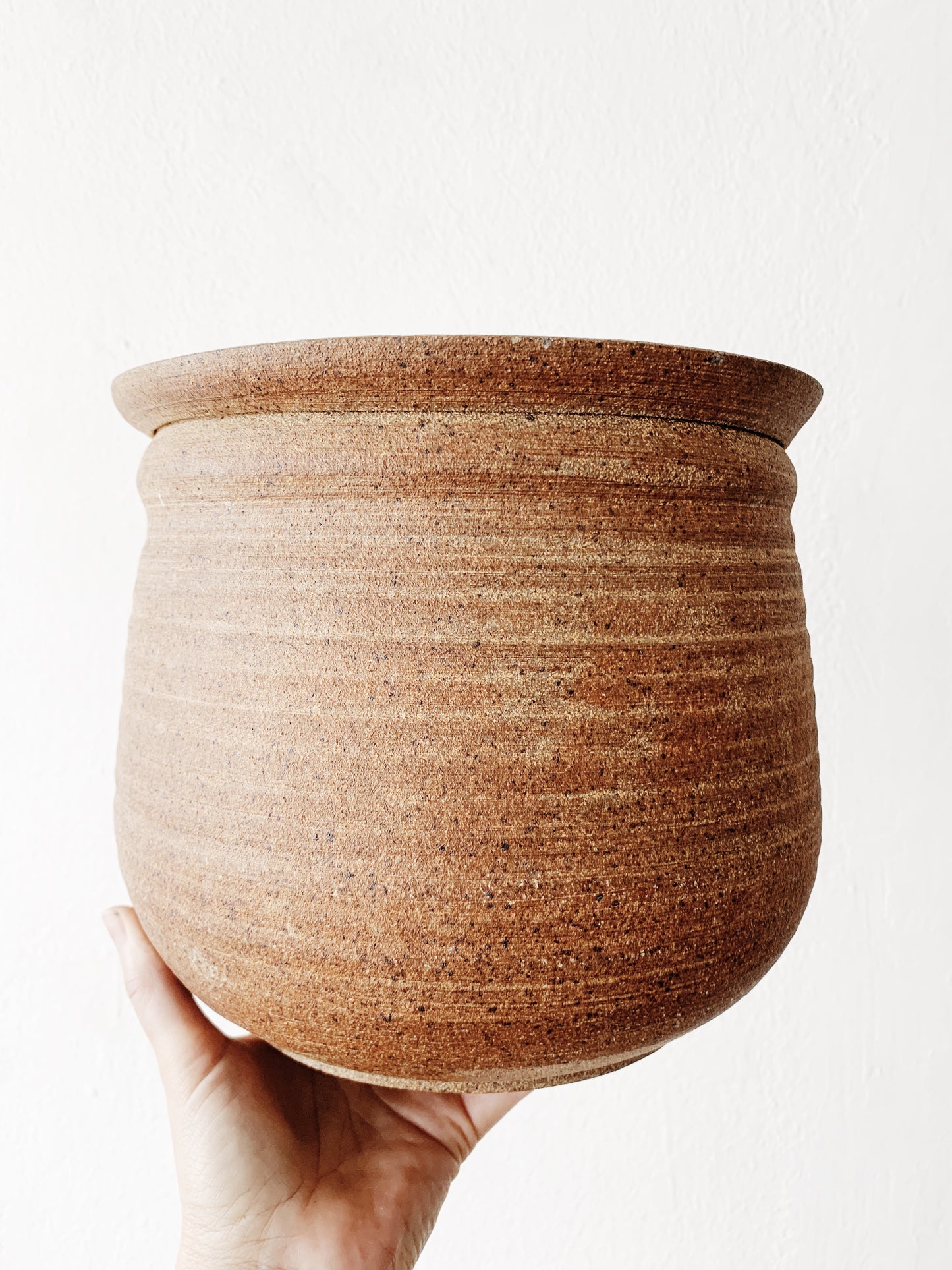 Large Handmade Stoneware Pot