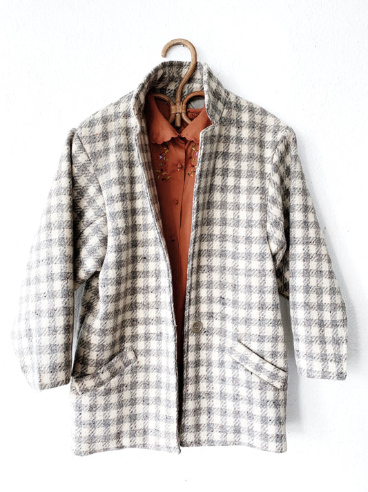 Vintage Lined Wool Blazer