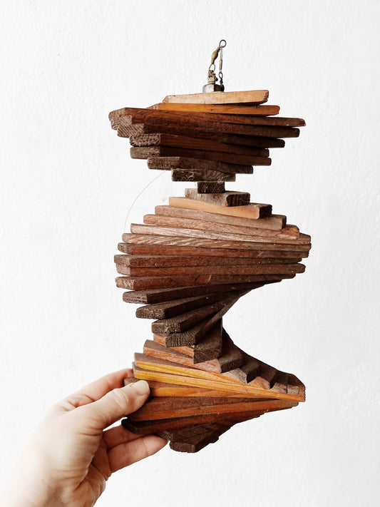 Vintage Spinning Wood Whirligig