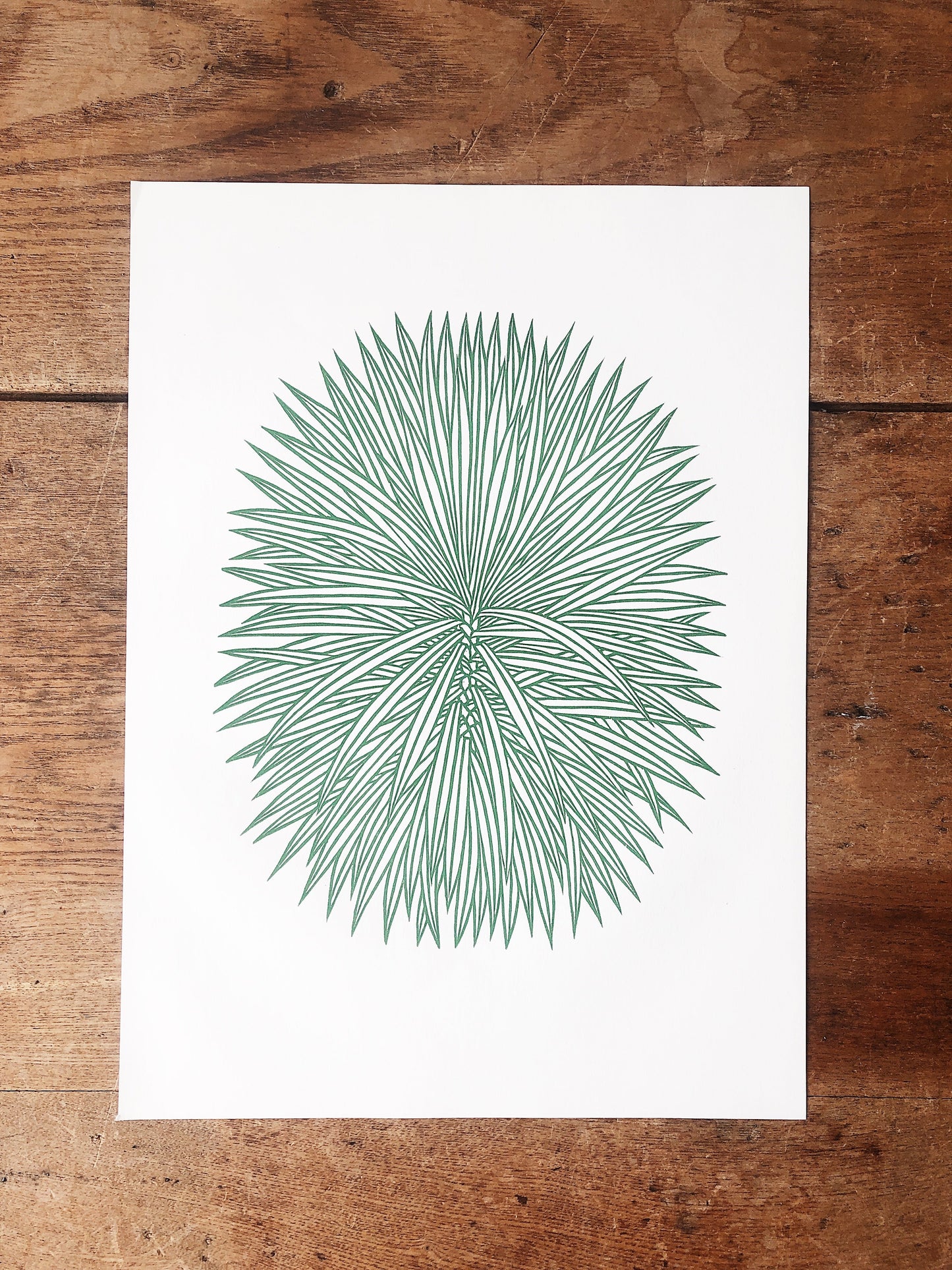 Vintage Czechoslovakian Wood Cut