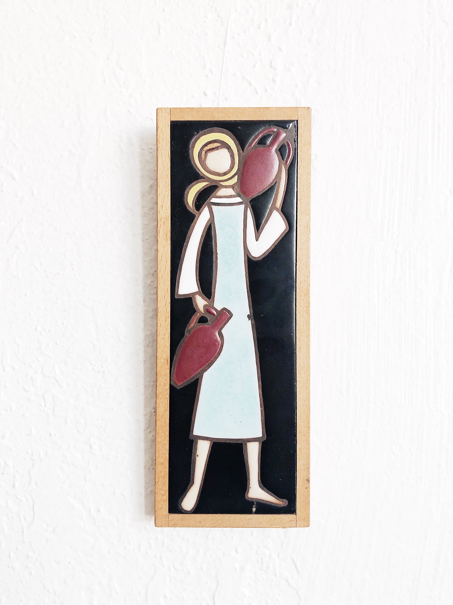 Vintage Folk Tile Art