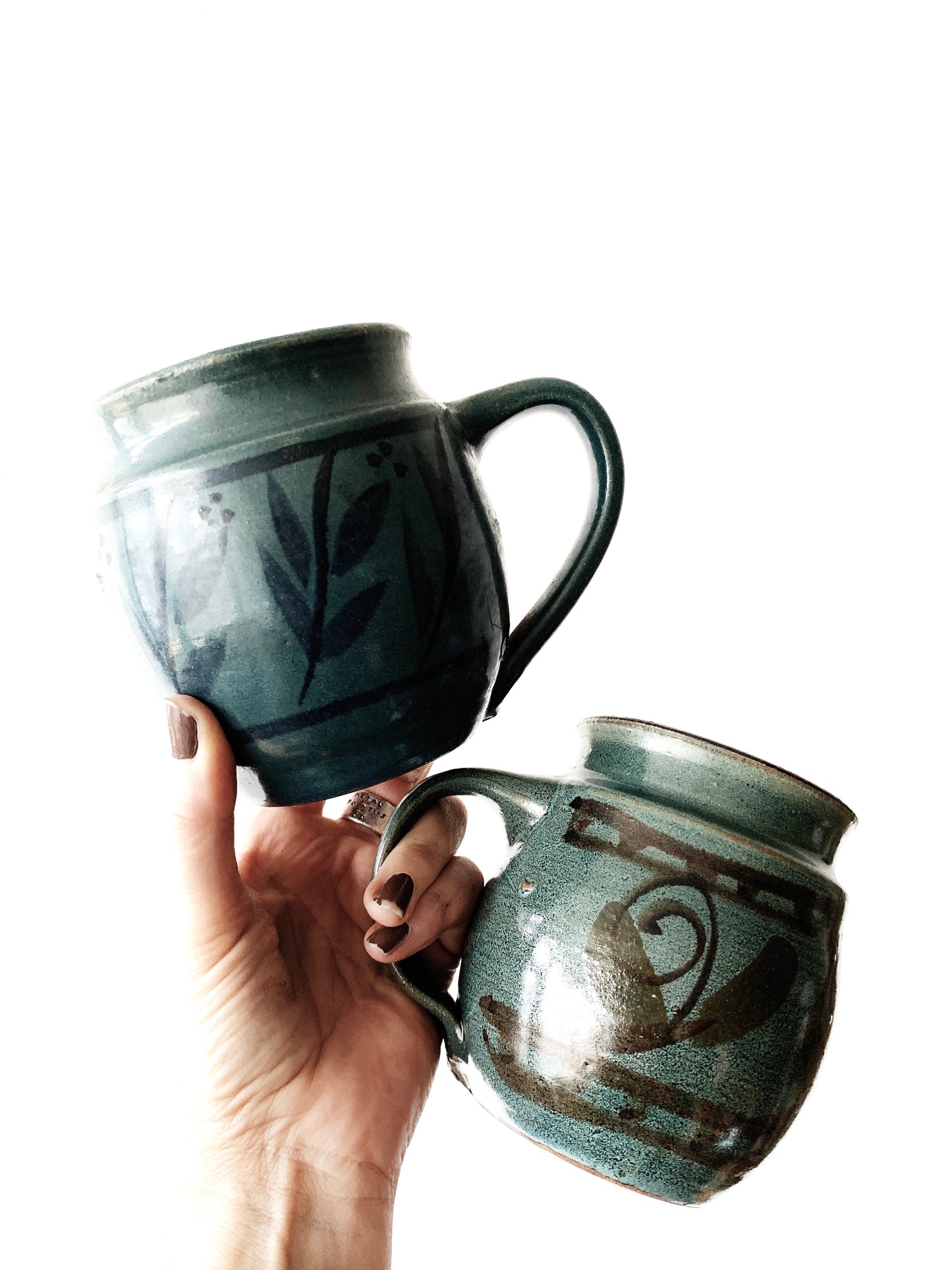Large Handmade Mug Pair