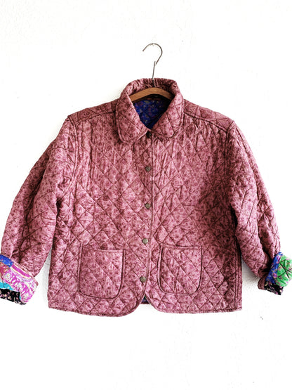 Reversible Quilted Silk Jacket