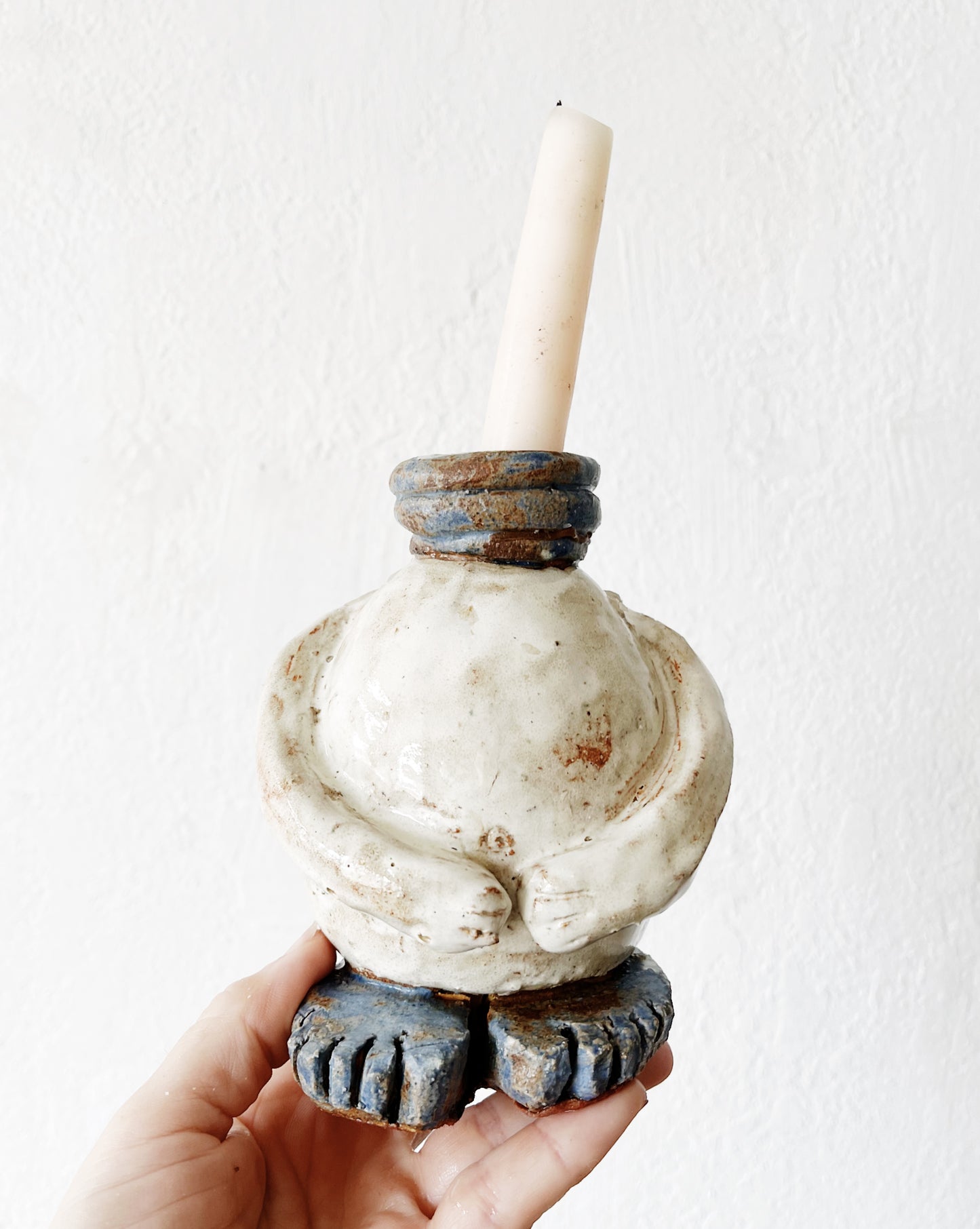 Handmade Ceramic Vase or Candle Stick