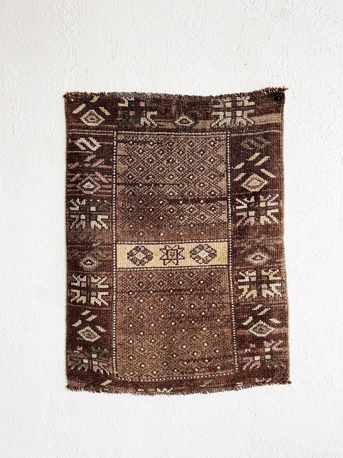 Vintage Turkish Mini Rug