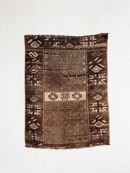 Vintage Turkish Mini Rug
