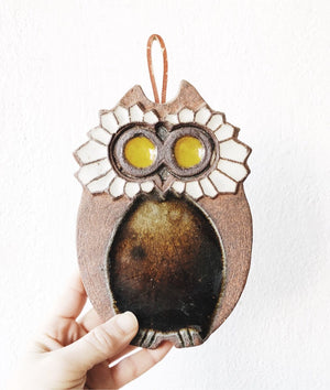 Vintage Littlejohn Ceramic Owl