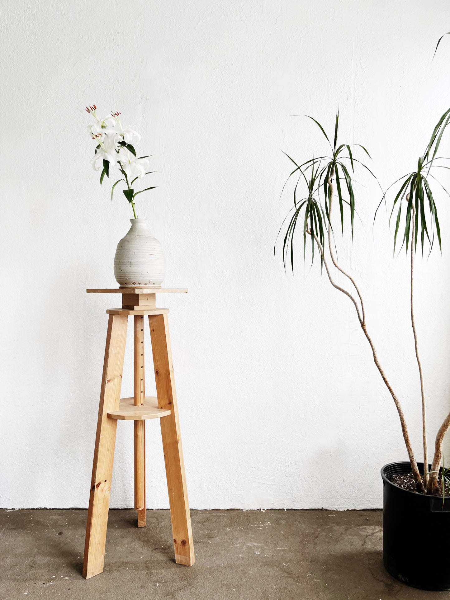 Wooden Sculpting Stand