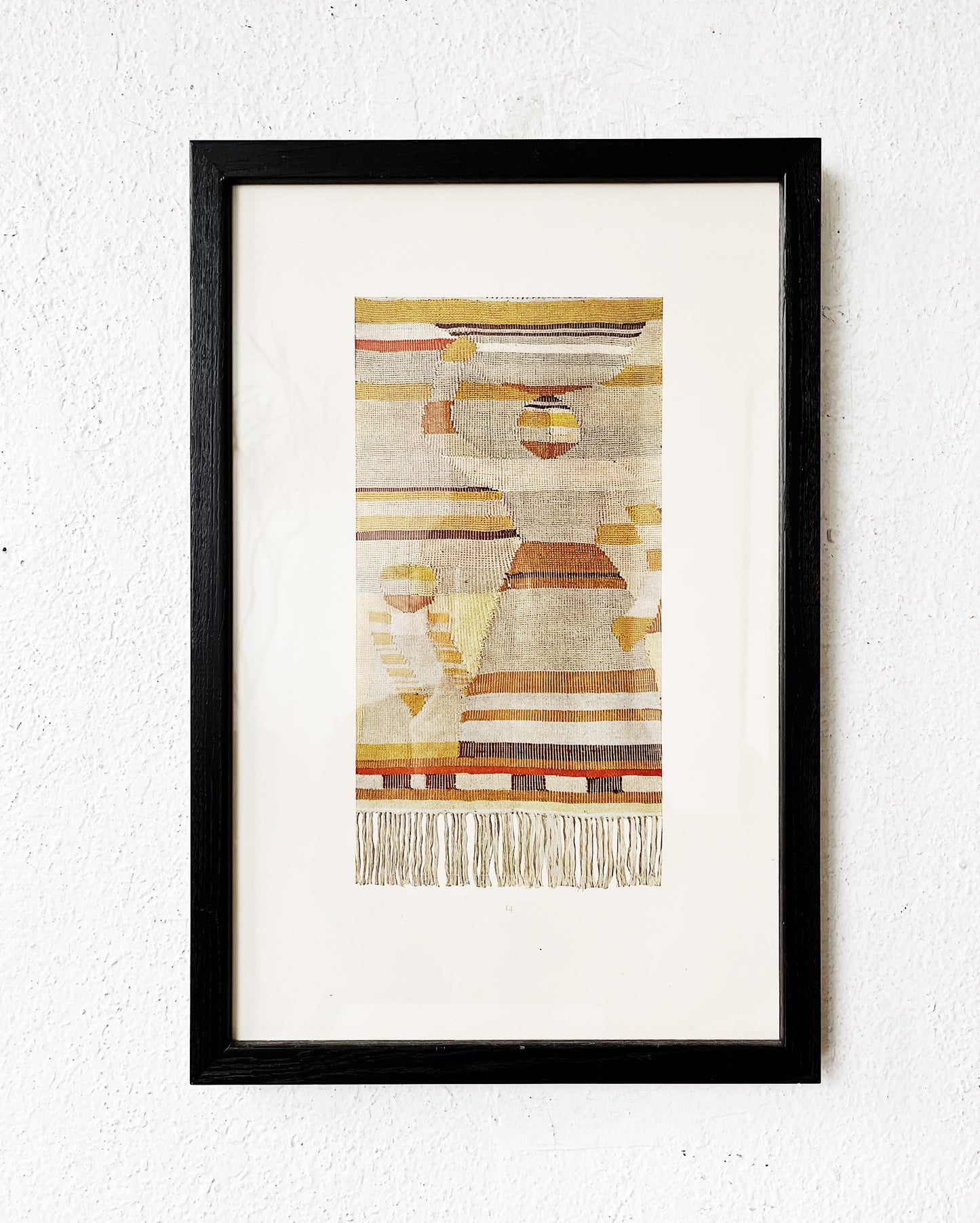 Vintage Fritz Landwehr Framed Litho