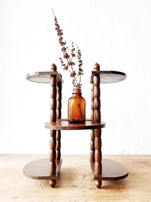 Vintage Wood Table Shelf