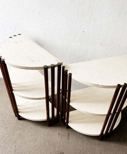 Art Deco Half Round Tables