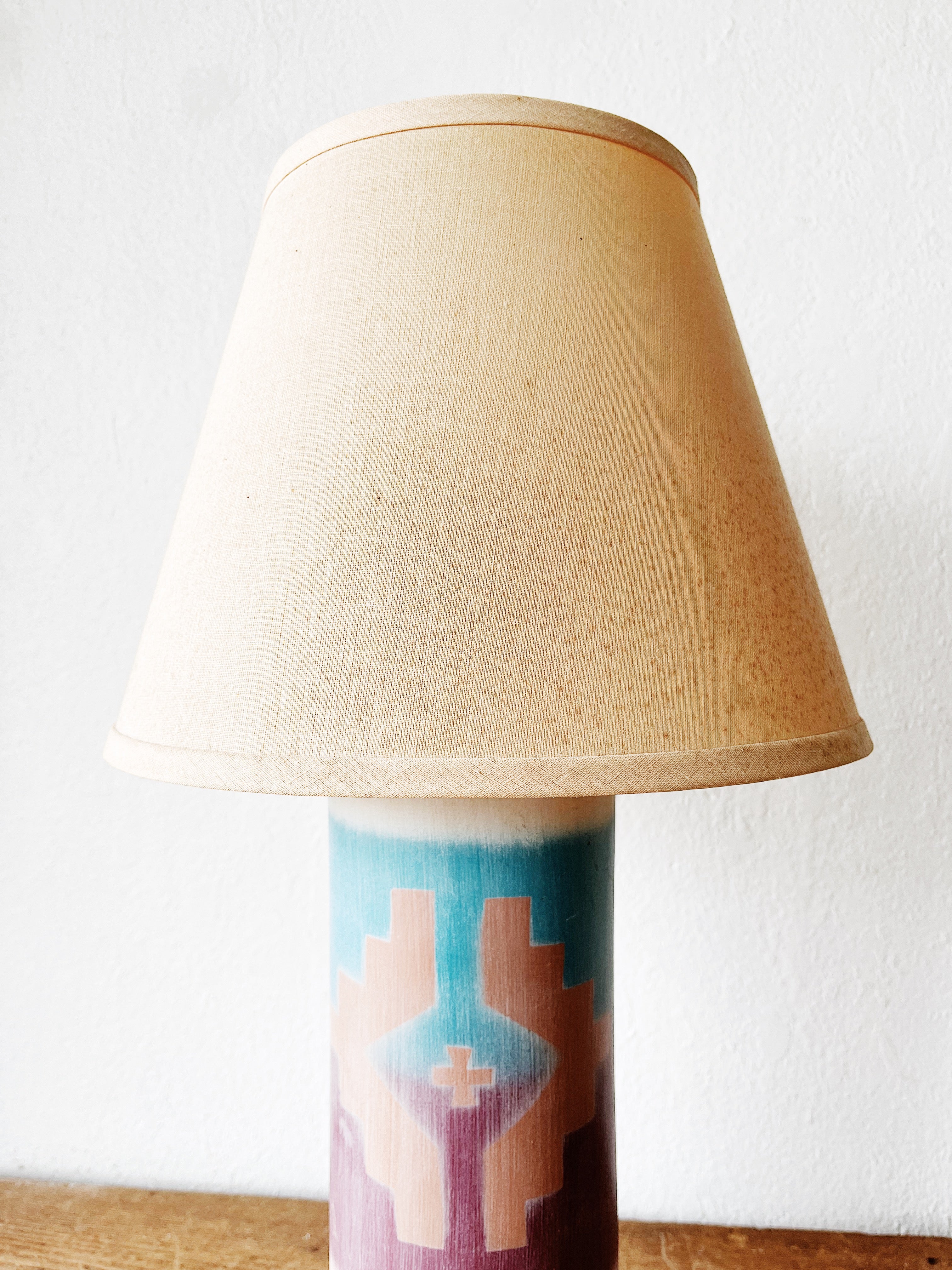 Vintage Southwestern Ceramic Lamp - Thumbnail 4