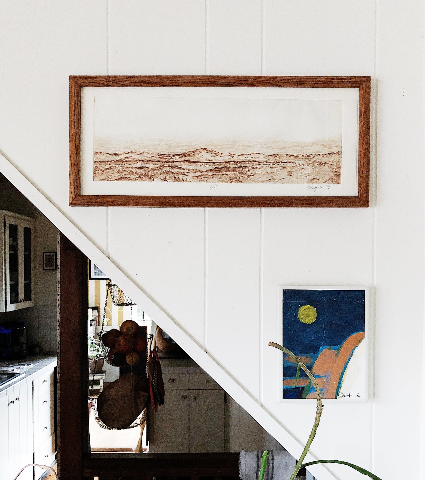 Original High Desert Landscape Etching