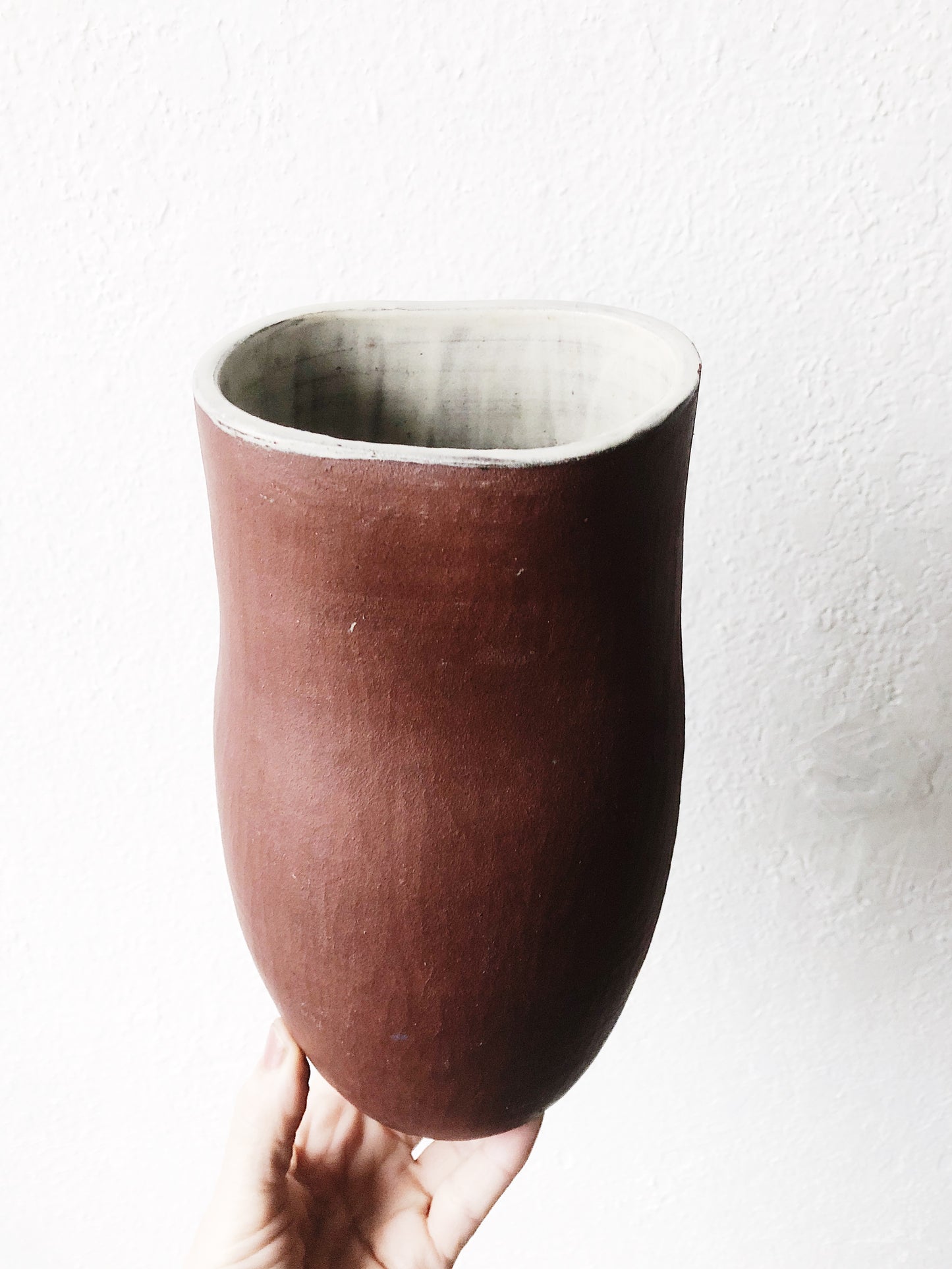 Handmade Unglazed Pottery Vase