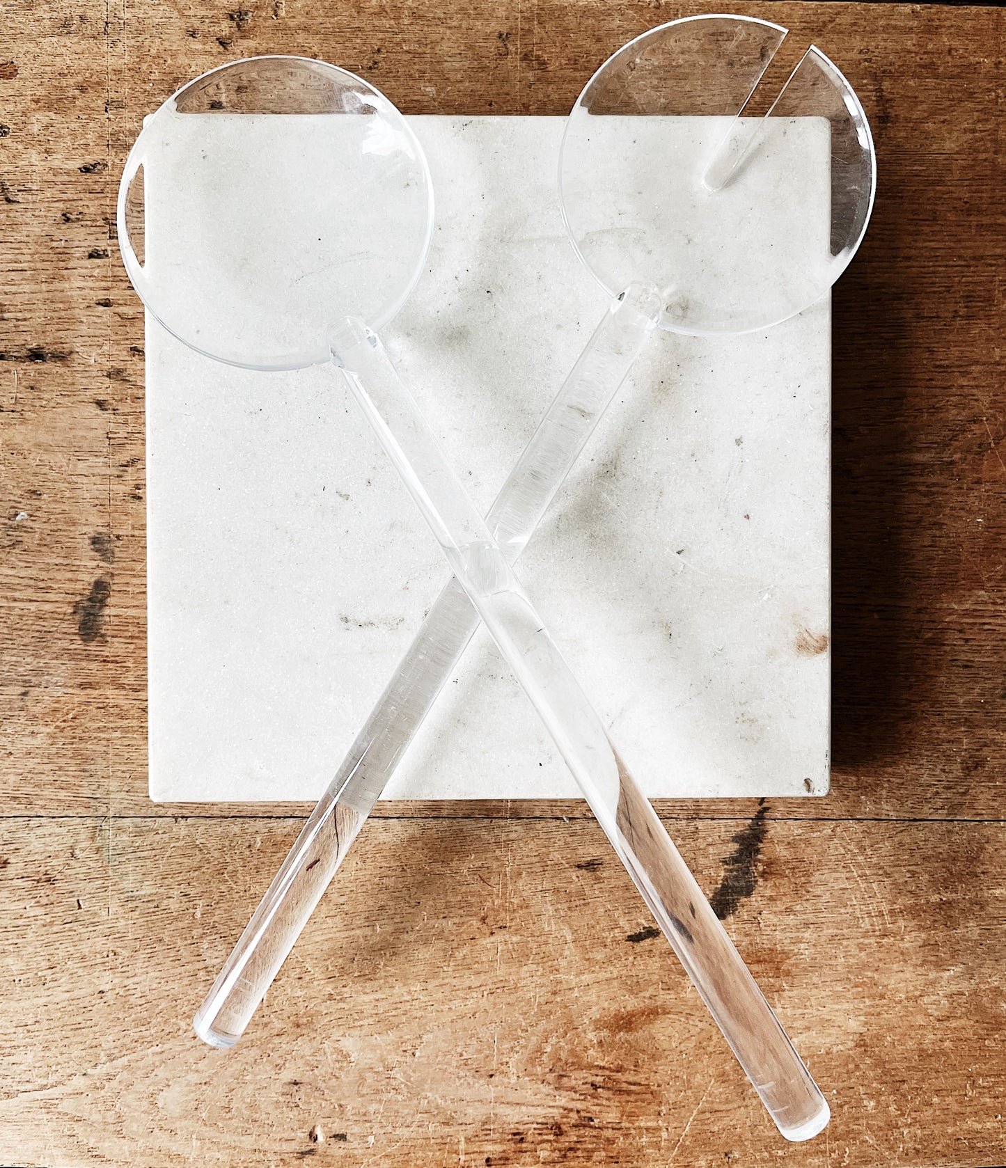 Vintage Italian Lucite Servers