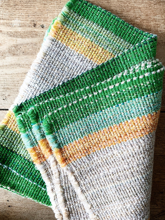 Vintage Woven Placemats Set of Four