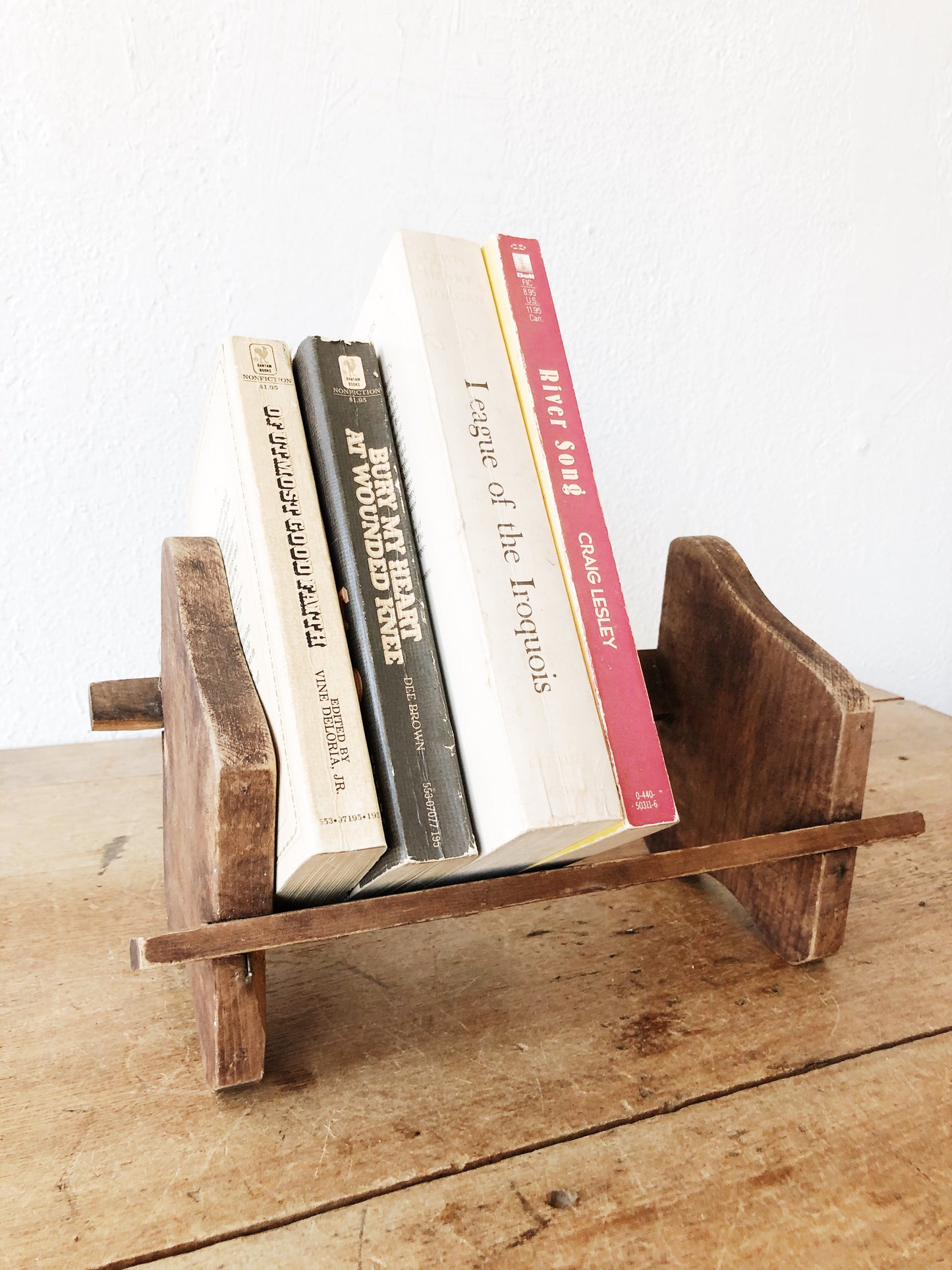 Petite Vintage Book Rack