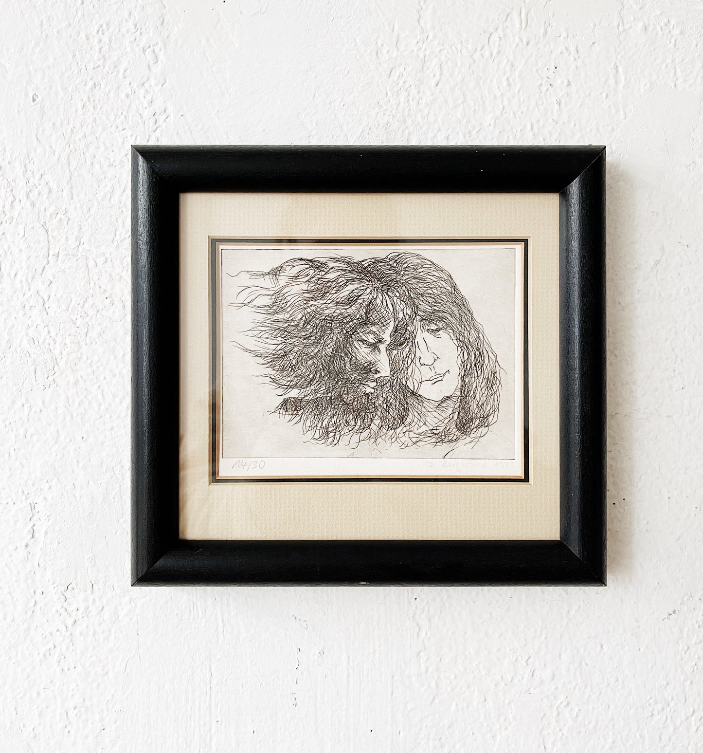 Vintage John Berg Etching