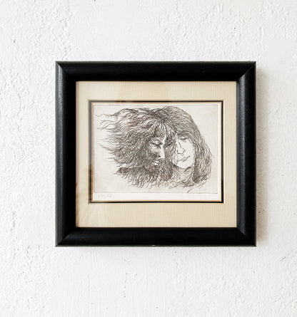 Vintage John Berg Etching