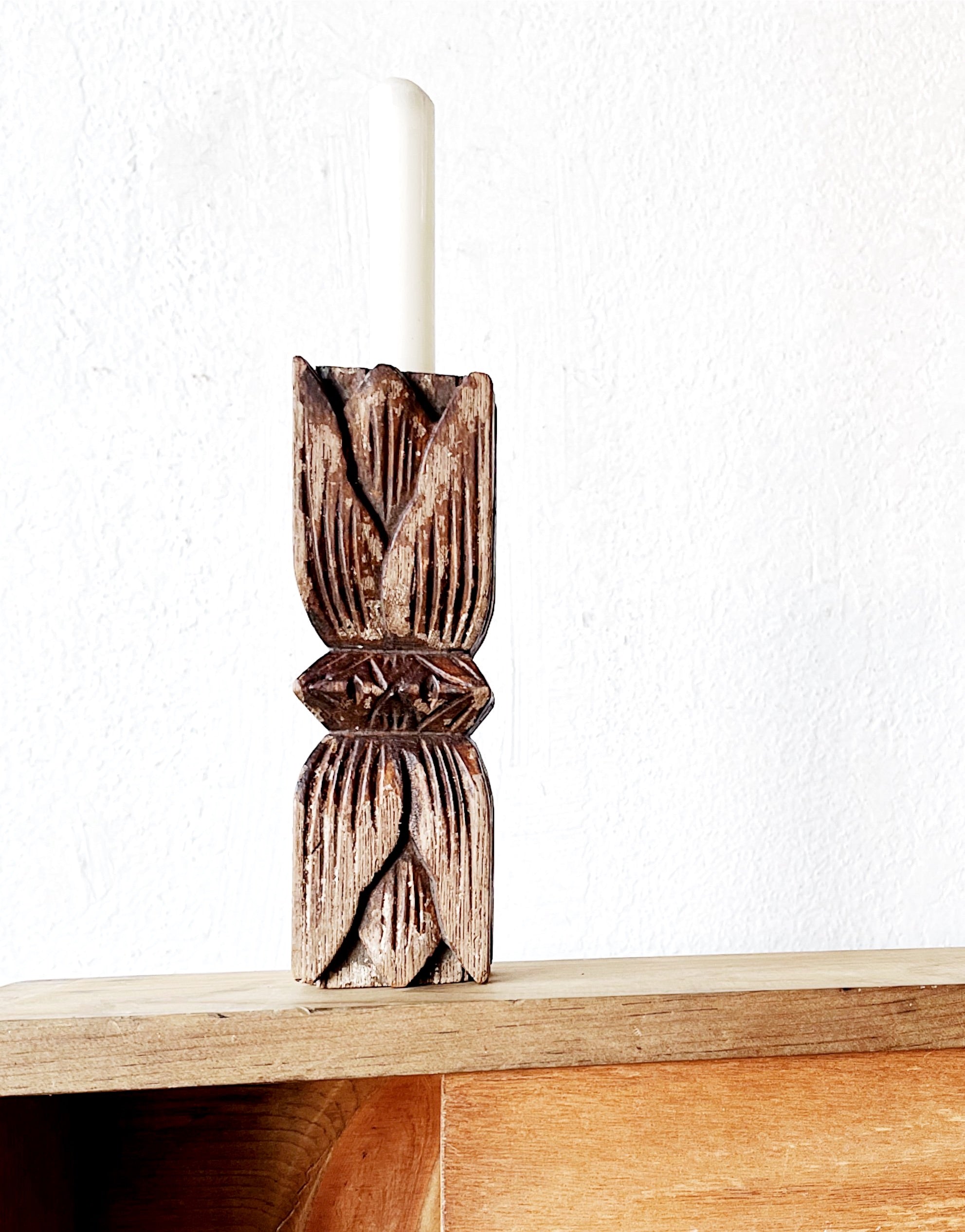 Antique Salvaged Candlestick