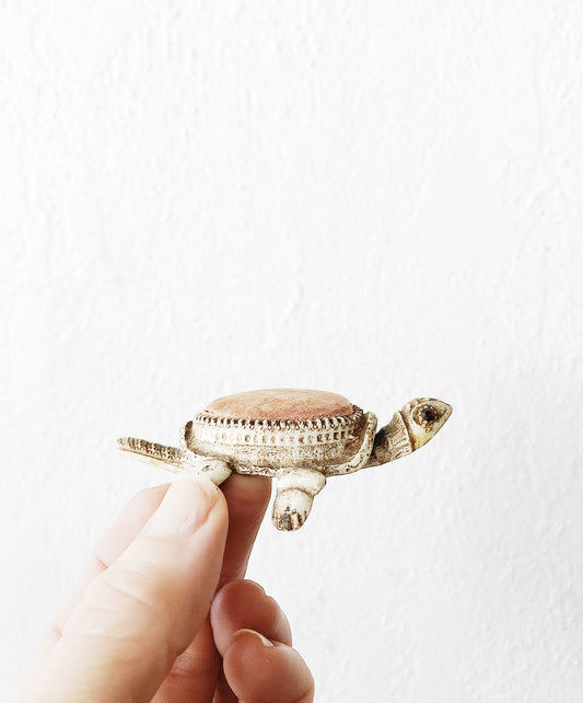 Vintage Florenza Cast Iron Pincushion