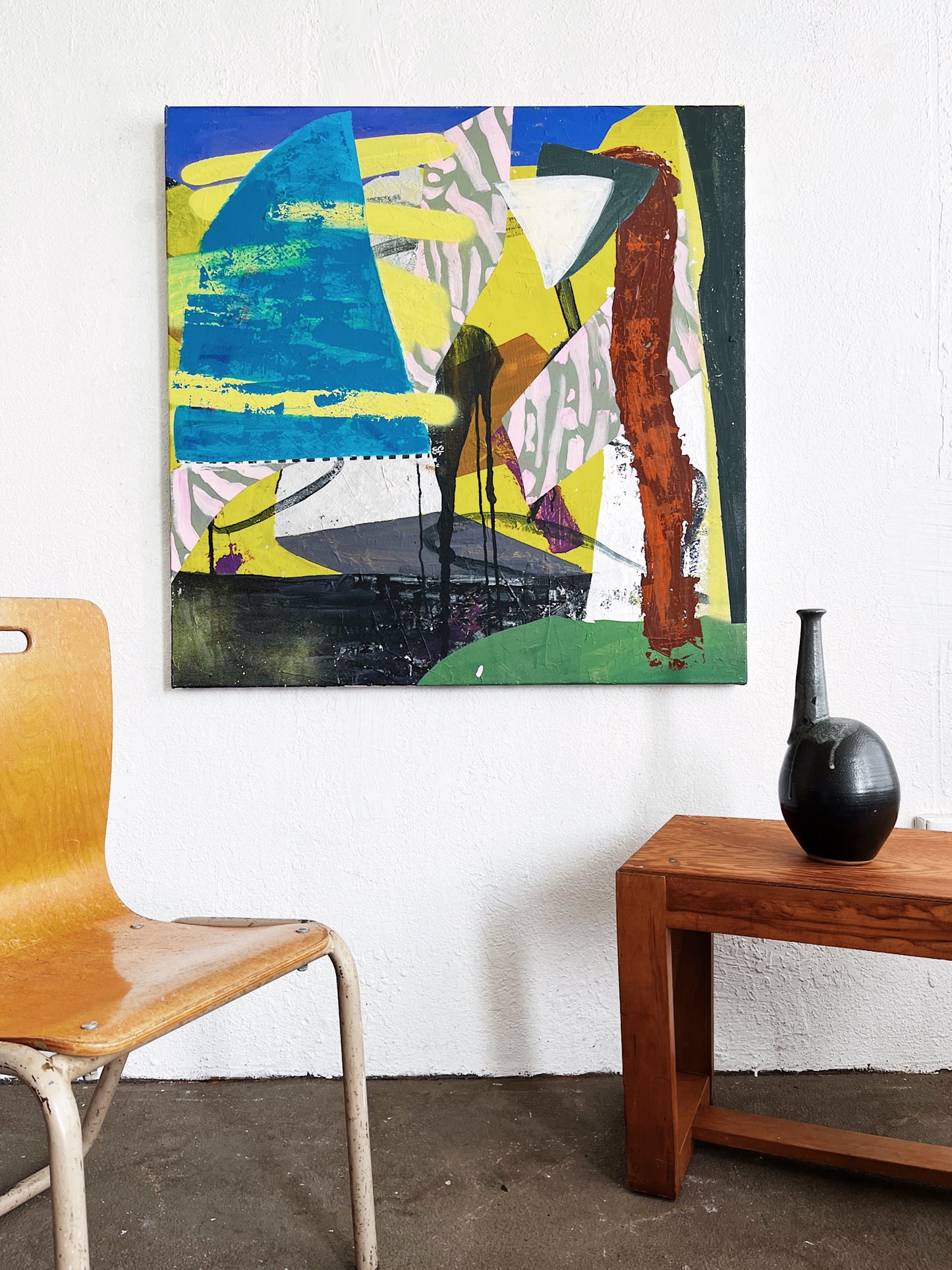 Original Abstract Mixed Media Painting