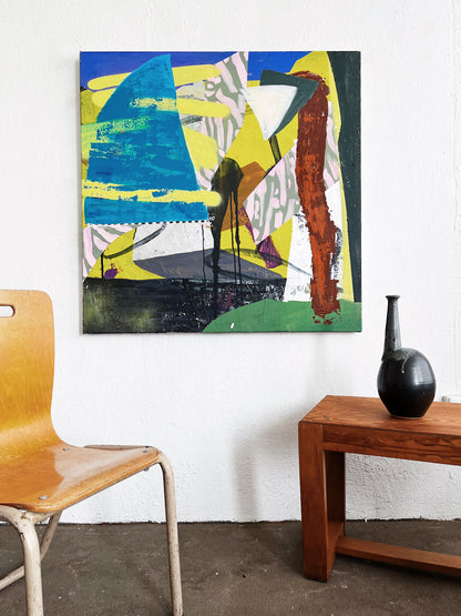 Original Abstract Mixed Media Painting