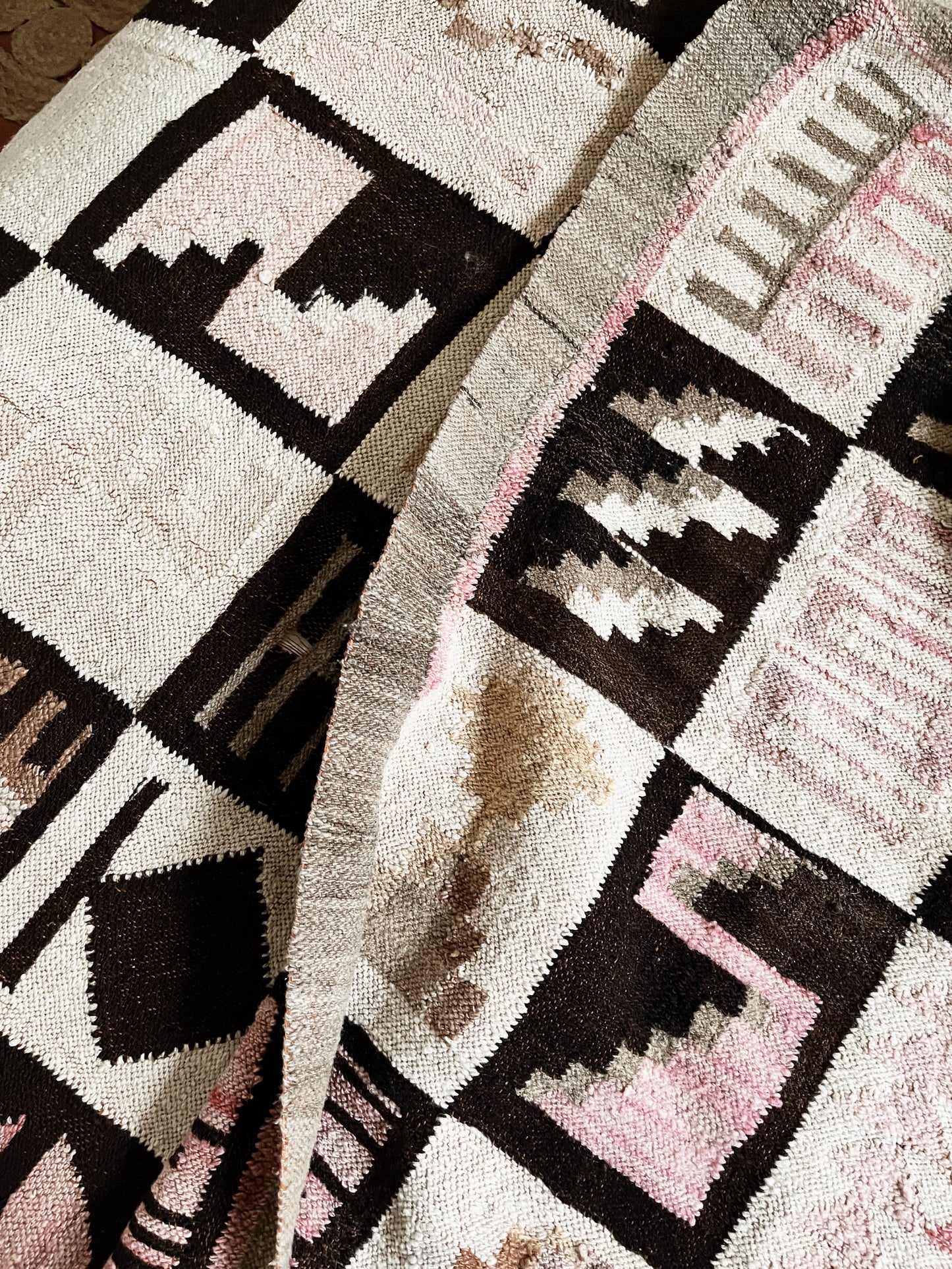 Stunning Handwoven Wool Textile