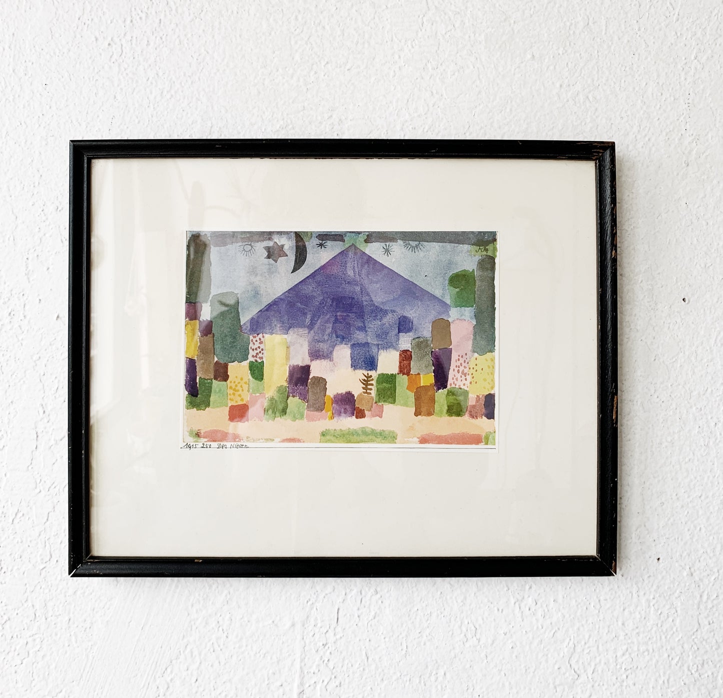 Vintage Framed Paul Klee Print