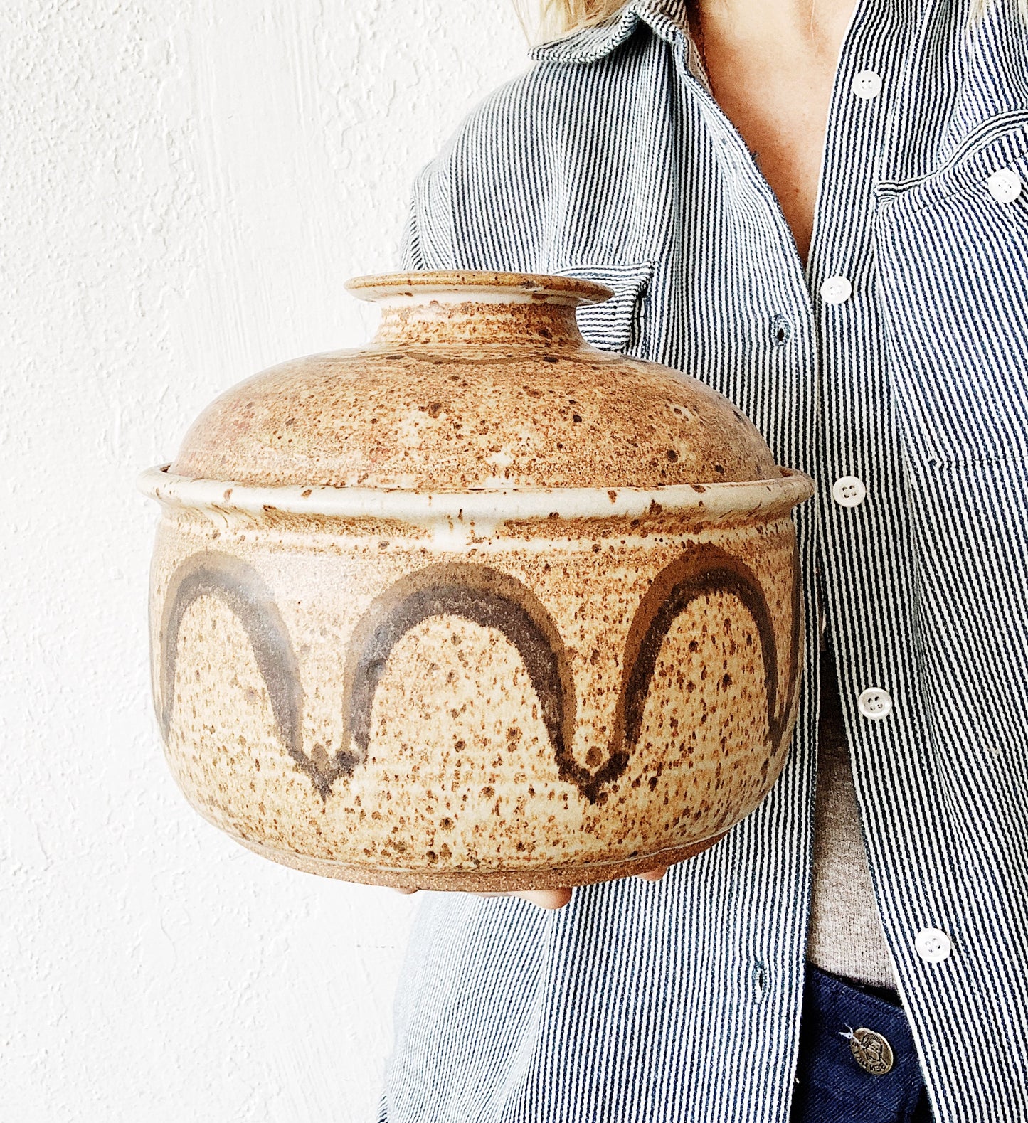 Vintage Stoneware Soup Tureen